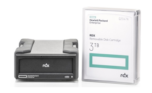  HPE RDX External USB Drive + 3x 3TB Disk