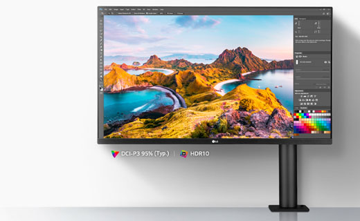 27‘‘ UltraFine Ergo Monitor.