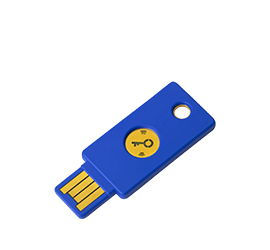 Yubico FIDO2 U2F Security Key NFC