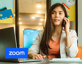 Hybrides Arbeiten leicht gemacht – mit Zoom.