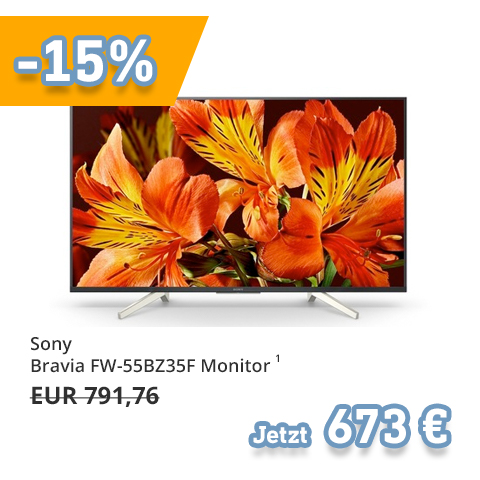  Sony Bravia FW-55BZ35F Monitor