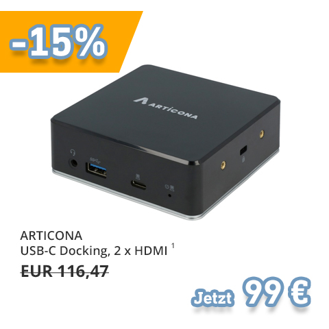  ARTICONA USB-C Docking, 2 x HDMI