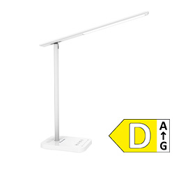 ARTICONA LED Tischleuchte weiß