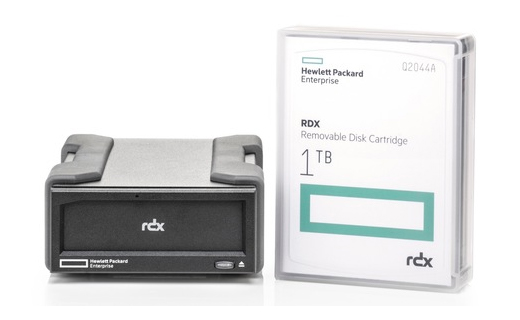 HPE RDX External USB Drive + 3x 1 TB Disk