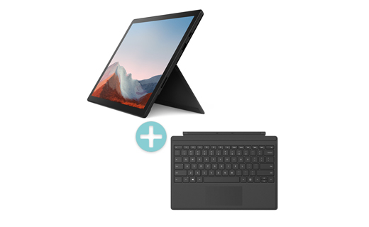 MS Surface Pro 7+ i5 schwarz +Type Cover