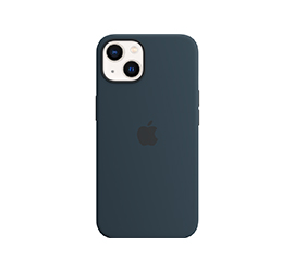 Apple iPhone 13 Silikon Case abyssblau