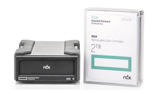 HPE RDX External USB Drive + 3x 2 TB Disk