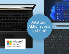 Jetzt Microsoft Surface Weeks entdecken.