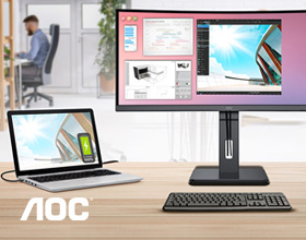 Produktiv: Business Monitore Reihe P3 von AOC.