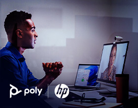 HP und Poly: Eine Synergie für hybrides Arbeiten.