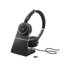 Jabra Evolve 75 UC Headset + Ladestation