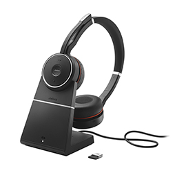 Jabra Evolve 75 UC Headset + Ladestation