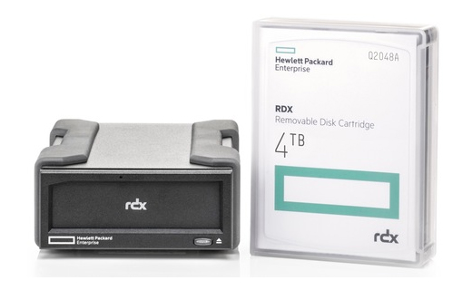  HPE RDX External USB Drive + 3x 4TB Disk