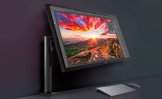 32‘‘ UltraFine Ergo Monitor.