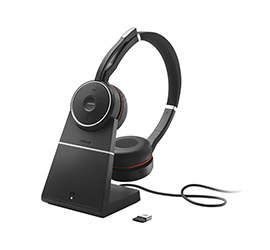 Jabra Evolve 75 UC Headset + Ladestation