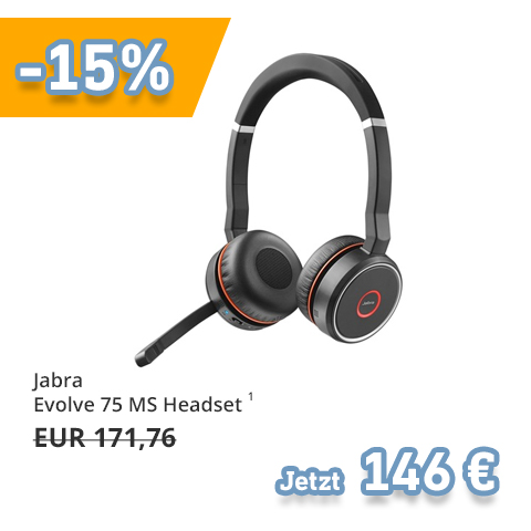  Jabra Evolve 75 MS Headset
