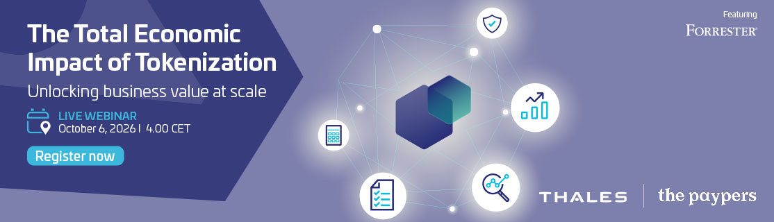 The Total Economic Impact™ of Tokenization Webinar banner