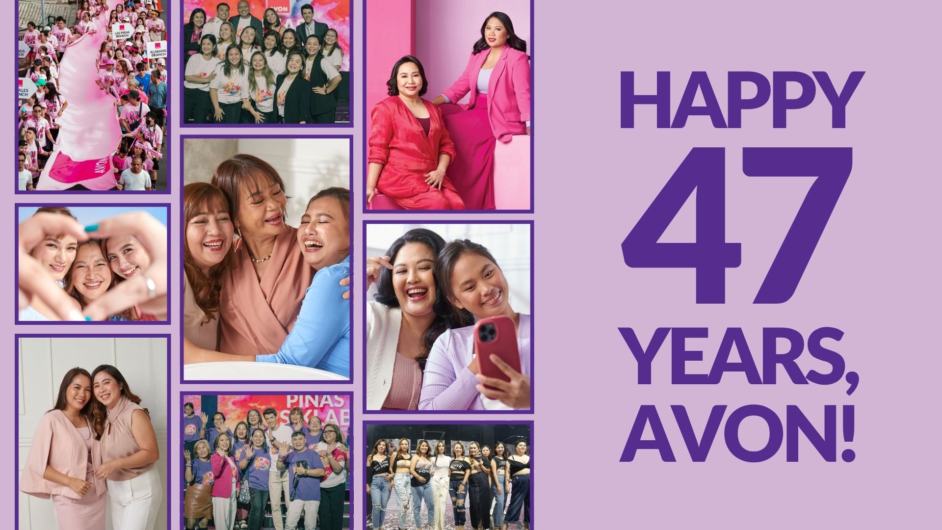 Sama-sama nating i-enjoy ang 47TH AVON-NIVERSARY MONTH-LONG CELEBRATION,