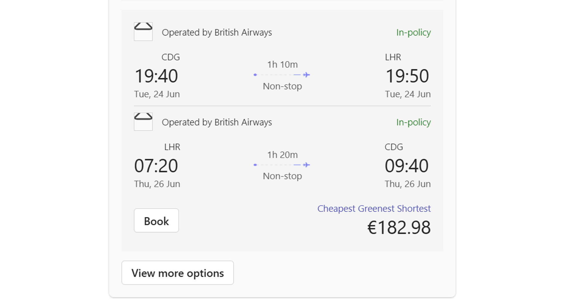 Direct and indirect costs savings