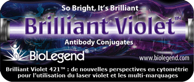 Brilliant Violet™ Technology : booster l’utilisation de votre laser violet en cytométrie