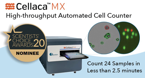 Compteur de cellules en haut-débit avec le Cellaca™ MX