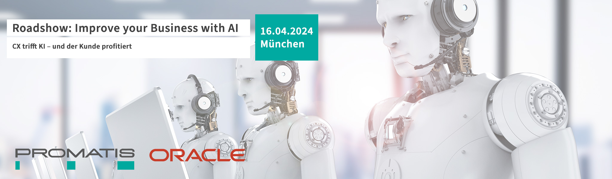 Roadshow: Improve your business with AI am 19.09.2024 in Frankfurt Künstliche Intelligenz in der Supply Chain: Wie man die Lieferkette resilienter machen kann