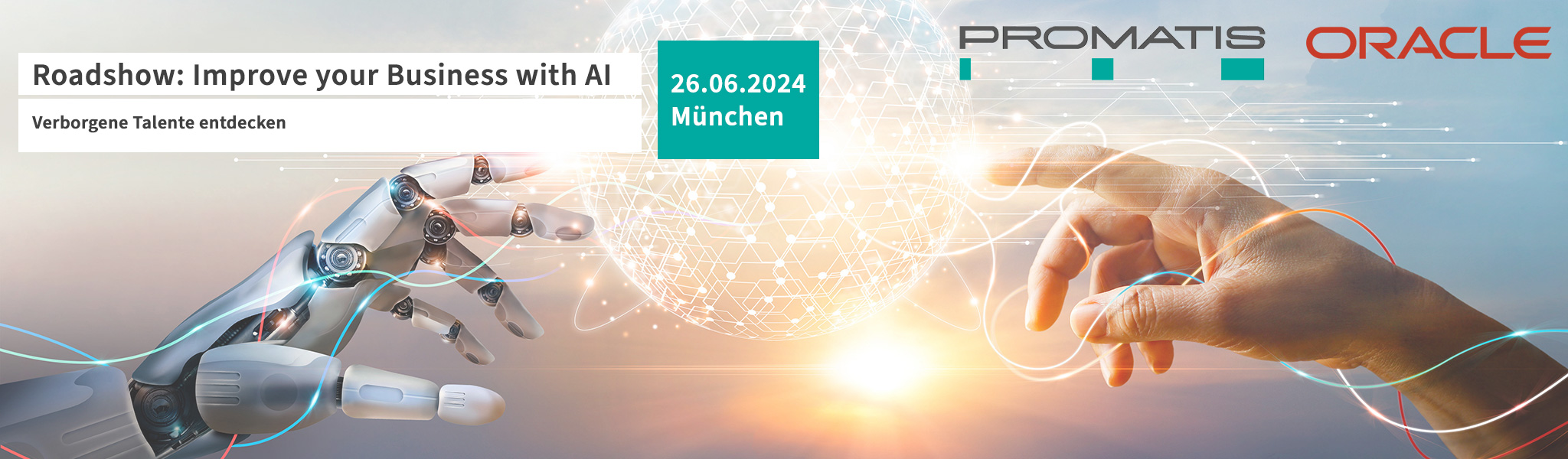 Roadshow: Improve your business with AI am 19.09.2024 in Frankfurt Künstliche Intelligenz in der Supply Chain: Wie man die Lieferkette resilienter machen kann