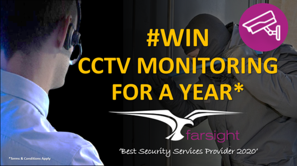 WIN CCTV Remote Monitoring from Farsight for a year!