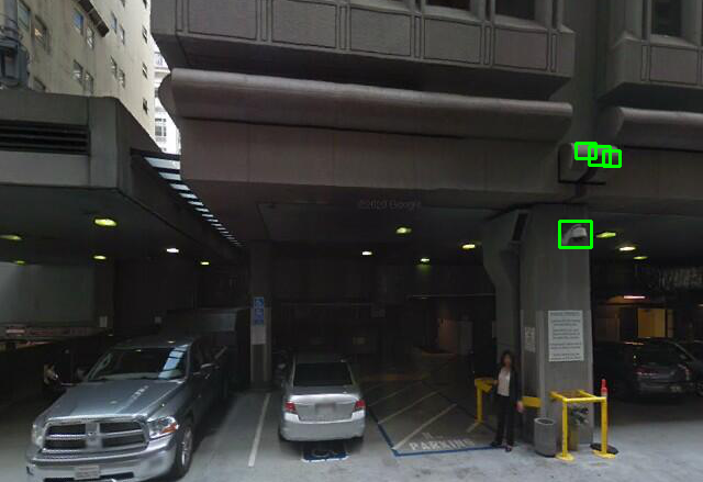 CCTV in car park