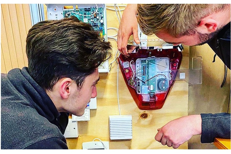 Security installation firm reaps rewards of investment in young talent and apprentices